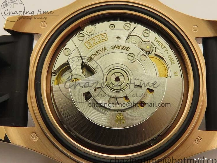 0405 Yacht-Master 126655 RG 3EF 1:1 Best Edition Black Ceramic Bezel on Black Rubber Strap VS Reliable 2488